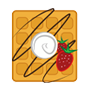 Menümüz strawberry waffles